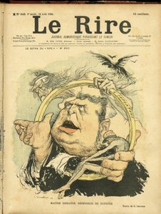 Ilustração de Charles Leandre (1862-1934) para a capa de Le Rire de Charles Leandre