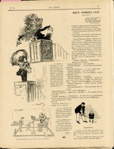 Ilustração de Charles Leandre (1862-1934) em Le Rire de Charles Leandre