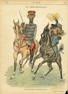 Ilustração de Charles Leandre (1862-1934) em Le Rire de Charles Leandre