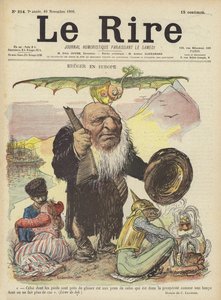 Paul Kruger, ilustração para Le Rire