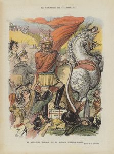 Sátira na crise marroquina de 1905. Ilustração para Le Rire