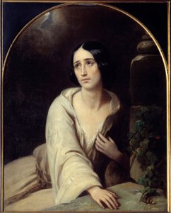 O favorito de Gaetano Donizetti Ilustração para a ópera "La favorite" (La favorita). Pintura de Charles Louis Bazin (1802-1859) 1840 Paris, Biblioteca do Museu da Ópera de Charles Louis Bazin