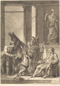 O camponês de Charles Louis Lingée after Jean Honoré Fragonard