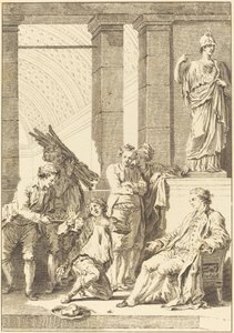 O camponês de Charles Louis Lingée after Jean Honoré Fragonard