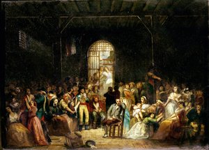 A Chamada para as Últimas Vítimas Vítimas do Terror, 7-9 Thermidor, Ano 2 (25-27 de Julho 1794) c.1850 (ver também 127502 & 3 & 50501)