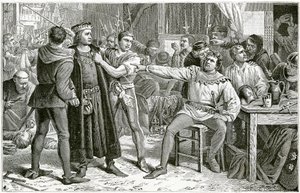 Lorde Saye e Sele levaram a Jack Cade, 1896.