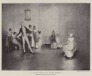 Uma aula de dança
