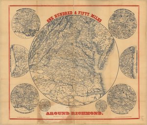 Cento e cinquenta milhas ao redor de Richmond. 9ª edição. de Charles Magnus