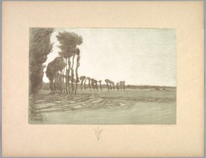 Suite de Paysages: Paisagem, Placa 5, Remarque, Três Talos de Trigo