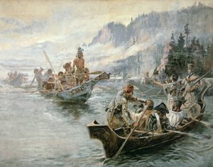 Lewis & Clark no Baixo Rio Columbia