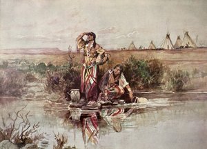 "Os nossos guerreiros regressam de Charles Marion Russell