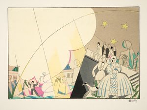 Fire, DArtifice, de Sports & Entertainment, pub. 1914 (estêncil) de Charles Martin
