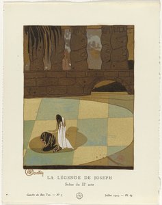 Gazette du Bon Ton, 1914 - Nº 7: A Lenda de José / Cena do segundo ato de Charles Martin