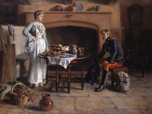 Lar Doce Lar, c.1890 de Charles Martin Hodges