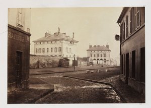 Barrière dItalie, da rue Gerard, Paris, 1858-78 de Charles Marville