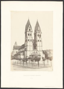 Igreja de São Castor em Coblentz de Charles Marville