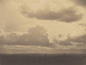 Estudo do céu, 1855-56. de Charles Marville