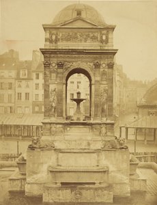 A fachada da Fonte dos Inocentes, Paris de Charles Marville