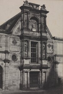 Pórtico do Château dAnet, agora na École des Beaux-Arts, Paris, 1851. de Charles Marville