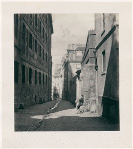 Rue Chartière (impasse Chartière) a partir da rue de Reims de Charles Marville