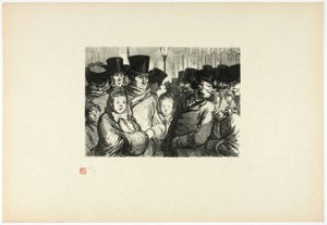 Boulevard du Temple à meia-noite, de Tirage Unique de Trente-Six Bois de Charles Maurand