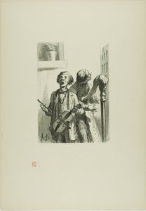 Os cantores de rua de Charles Maurand