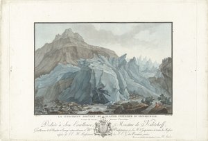 Gletsjer por Grindelwald O Lutschinen emergindo da Geleira Inferior Grindelwald. Cantão de Berna, Província de Interlaken (título no objeto) Vistas notáveis ​​das montanhas da Suíça (título da série)