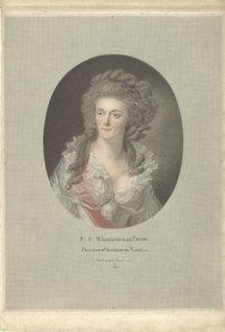 Retrato de Guilhermina da Prússia, Princesa de Orange-Nassau F: S: Wilhelmine de Prusse Princesse d