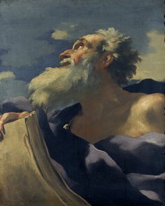 A cabeça de um profeta, c.1627-35 (óleo sobre tela)