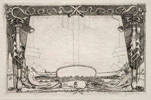 Uma viagem à Nova Zelândia 1842-1846: Capa, 1866. de Charles Meryon