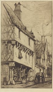 Ancienne habitação à Bourges, dite "La Maison du Musicien" (An Old House at Bourges, às vezes chamado de "Casa do Músico") de Charles Meryon