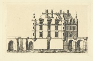 Castelo de Chenonceau de Charles Meryon