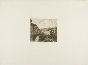 Estabelecimento de Banho Frio de Chevrier, Paris de Charles Meryon