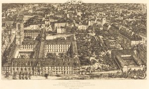 College Henri IV, Paris, ou Lycée Napoléon (Henry IV College ou Napoleon School) de Charles Meryon