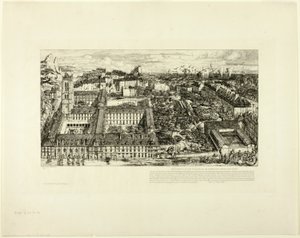 Colégio Henry IV (ou Lycée Napoléon), Paris de Charles Meryon