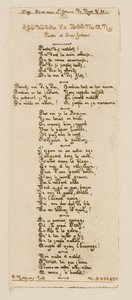 Versos dedicatórios de Meryon a Reinier Nooms, chamado Zeeman de Charles Meryon