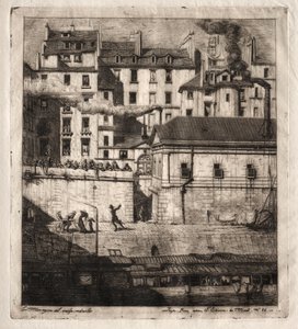 Água-forte de Paris: O Mortuário de Charles Meryon