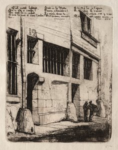 Gravuras de Paris: A Rua dos Bad Boys, 1854. de Charles Meryon