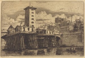 Bomba de Notre Dame, Paris (A bomba de Notre Dame) de Charles Meryon