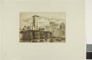 Bomba de Notre-Dame, Paris de Charles Meryon