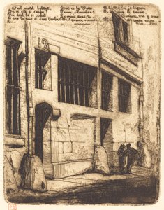 La Rue des Mauvais Garçons, Paris (The Street of the Bad Boys) de Charles Meryon