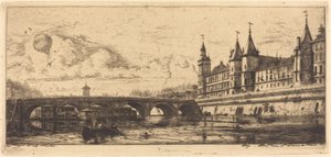 Pont-au-Change, Paris de Charles Meryon