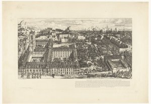 Liceu Henri IV em Paris Collège Henri IV ou Lycée Napoléon (título no objeto) de Charles Meryon