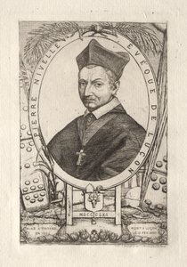 Pierre Nivelle, bispo de Luçon, 1861. de Charles Meryon