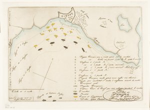 Plano da Batalha de Sinope de Charles Meryon