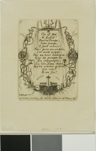 Pompe Notre-Dame, Paris, prato pequeno de Charles Meryon