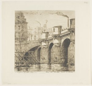 Ponte Neuf, Paris de Charles Meryon