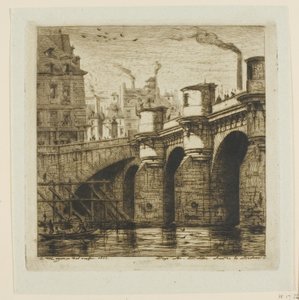 Ponte Neuf, Paris de Charles Meryon