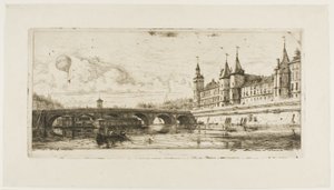 Pont au Change, Paris de Charles Meryon