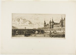 Pont au Change, Paris de Charles Meryon